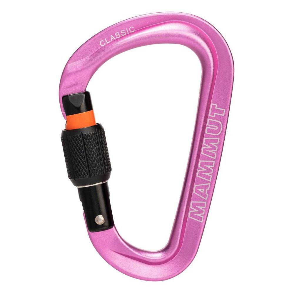 MAMMUT CLASSIC HMS SCREWGATE MOSQUETON PINK