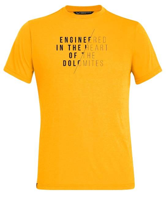 SALEWA ENGINEERED DRYTRON CAMISETA HOMBRE AMARILLO