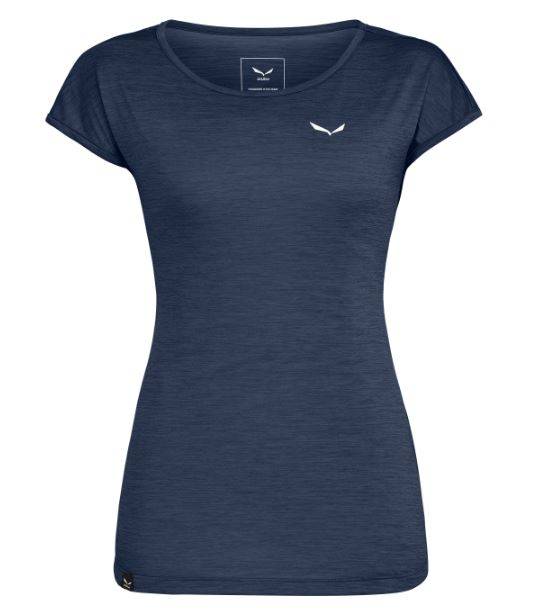 SALEWA PUEZ MELANGE DRY CAMISETA MUJER NAVY