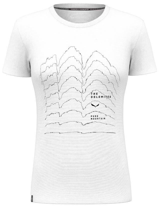 SALEWA SKYLINE CAMISETA MUJER BLANCA