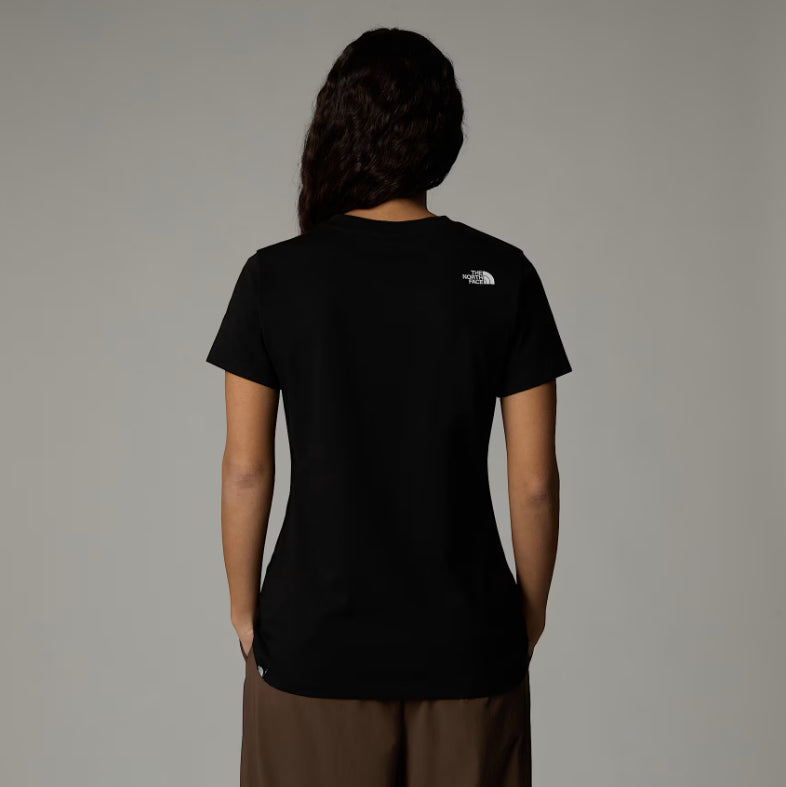 THE NORTH FACE CAMISETA SIMPLE SLIM MUJER TNF BLACK