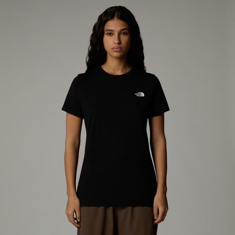 THE NORTH FACE CAMISETA SIMPLE SLIM MUJER TNF BLACK