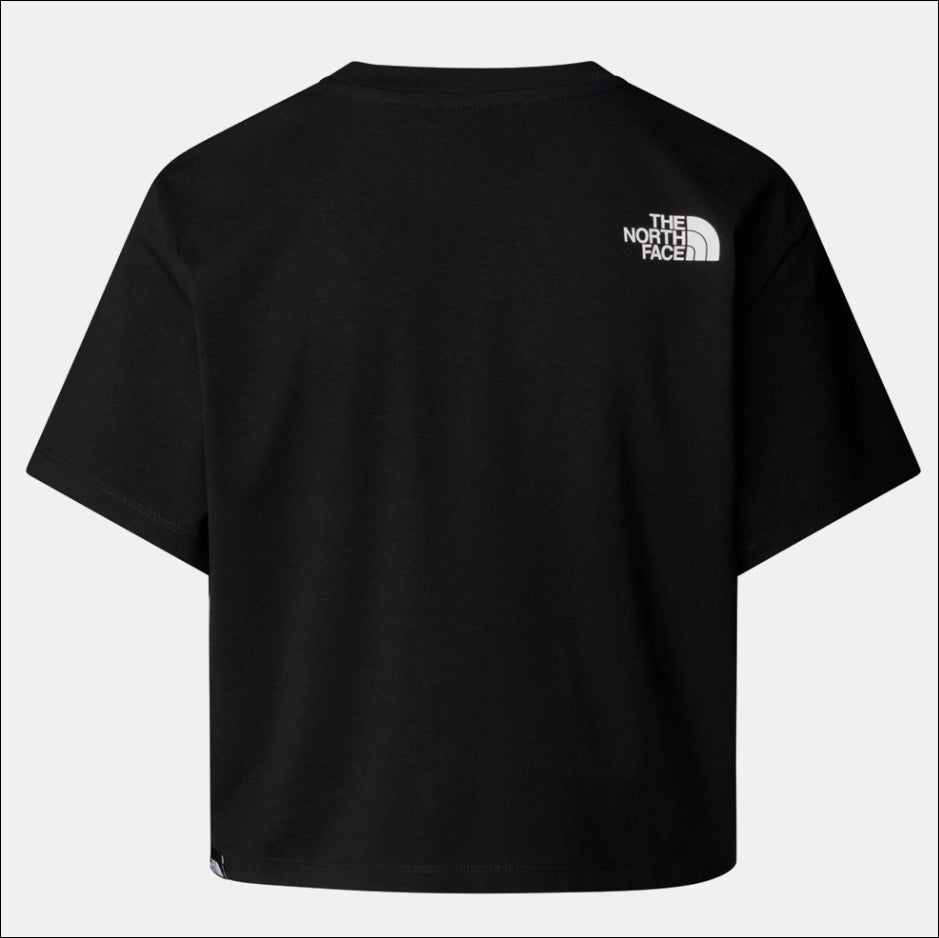 THE NORTH FACE CAMISETA EASY RELAXED CROP MUJER TNF BLACK