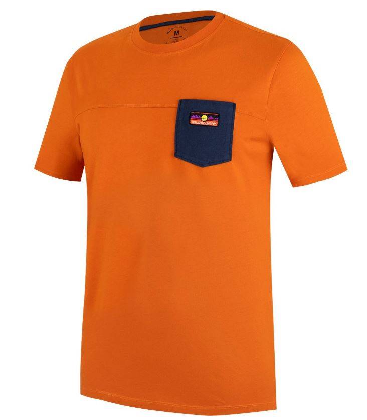WILDCOUNTRY CAMISETA SPOTTER HOMBRE NARANJA