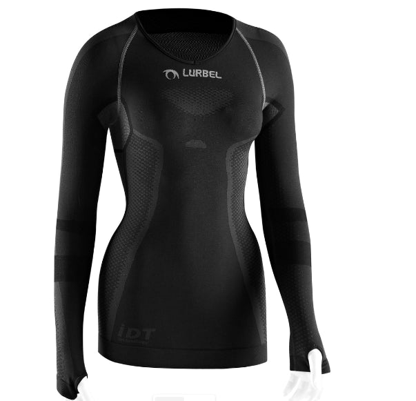 LURBEL CRISTALLO MANGA LARGA MUJER NEGRO GRIS