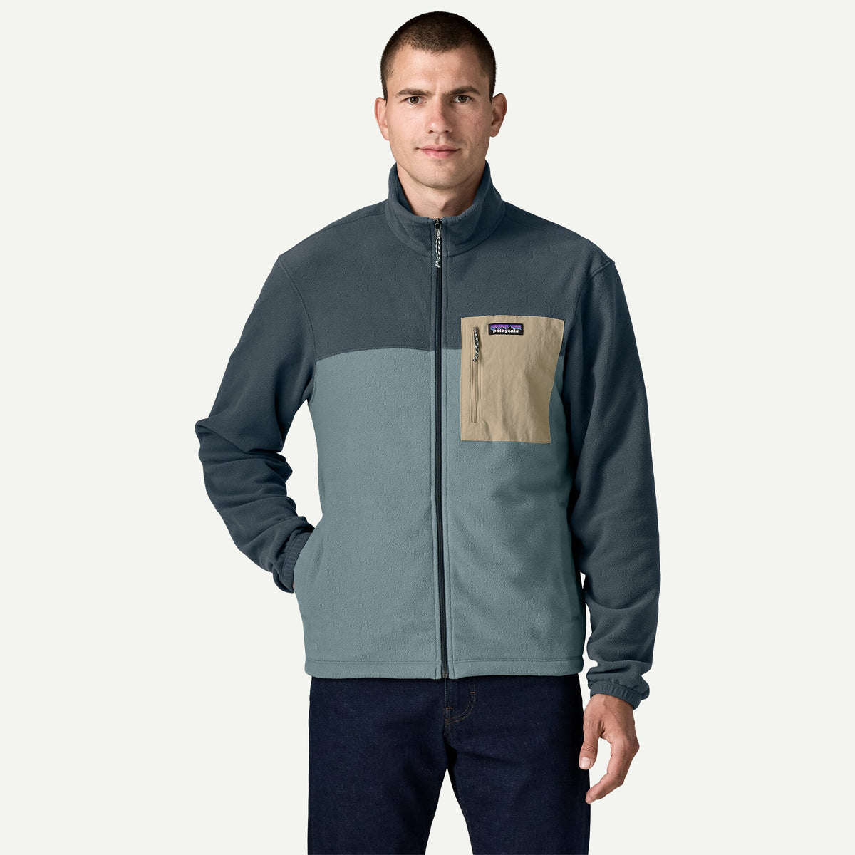 Patagonia Micro D Patch Pocket Jacket hombre Blue Sage