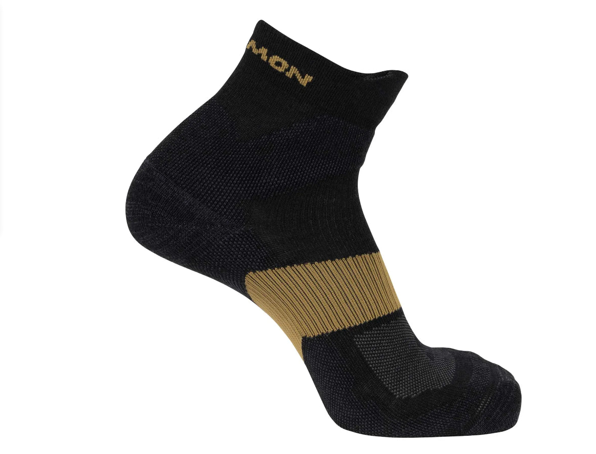 SALOMON X ULTRA QUARTER CALCETIN NEGRO MARRÓN