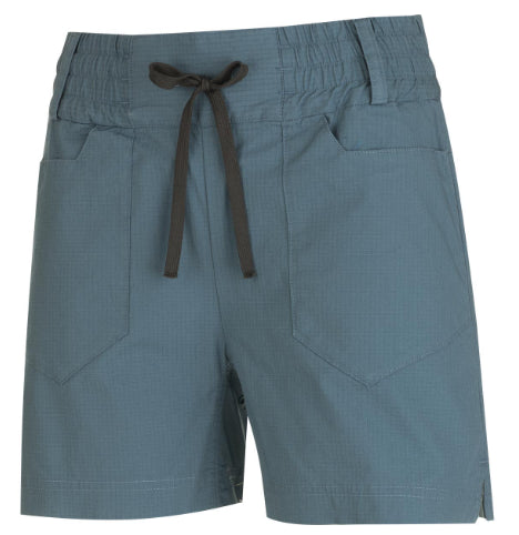 WILDCOUNTRY PANTALON CORTO FLOW AZUL MUJER