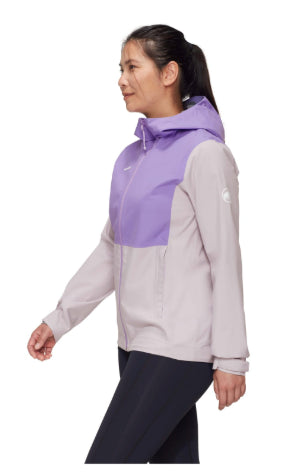 MAMMUT CHAQUETA IMPERMEABLE LINARD GUIDE LIGHT HS MUJER LAVANDA