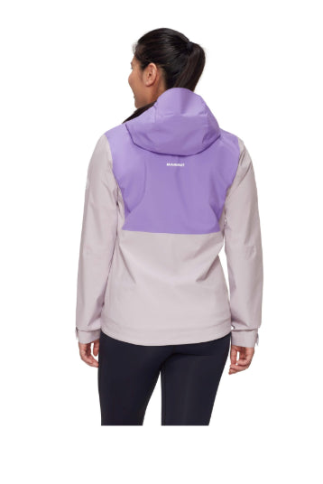 MAMMUT CHAQUETA IMPERMEABLE LINARD GUIDE LIGHT HS MUJER LAVANDA