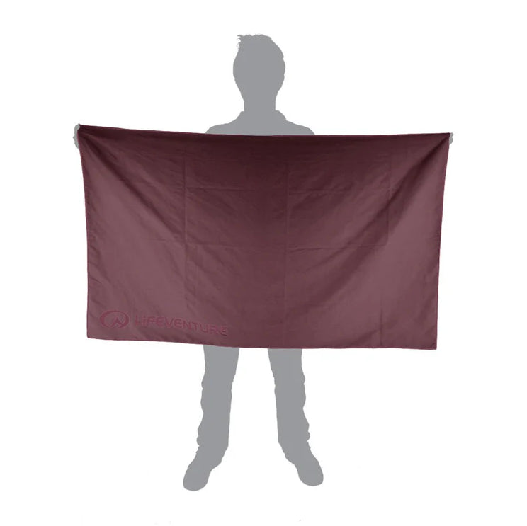 LIFEVENTURE RECYCLED TREK TOWEL BLACKCURRANT G