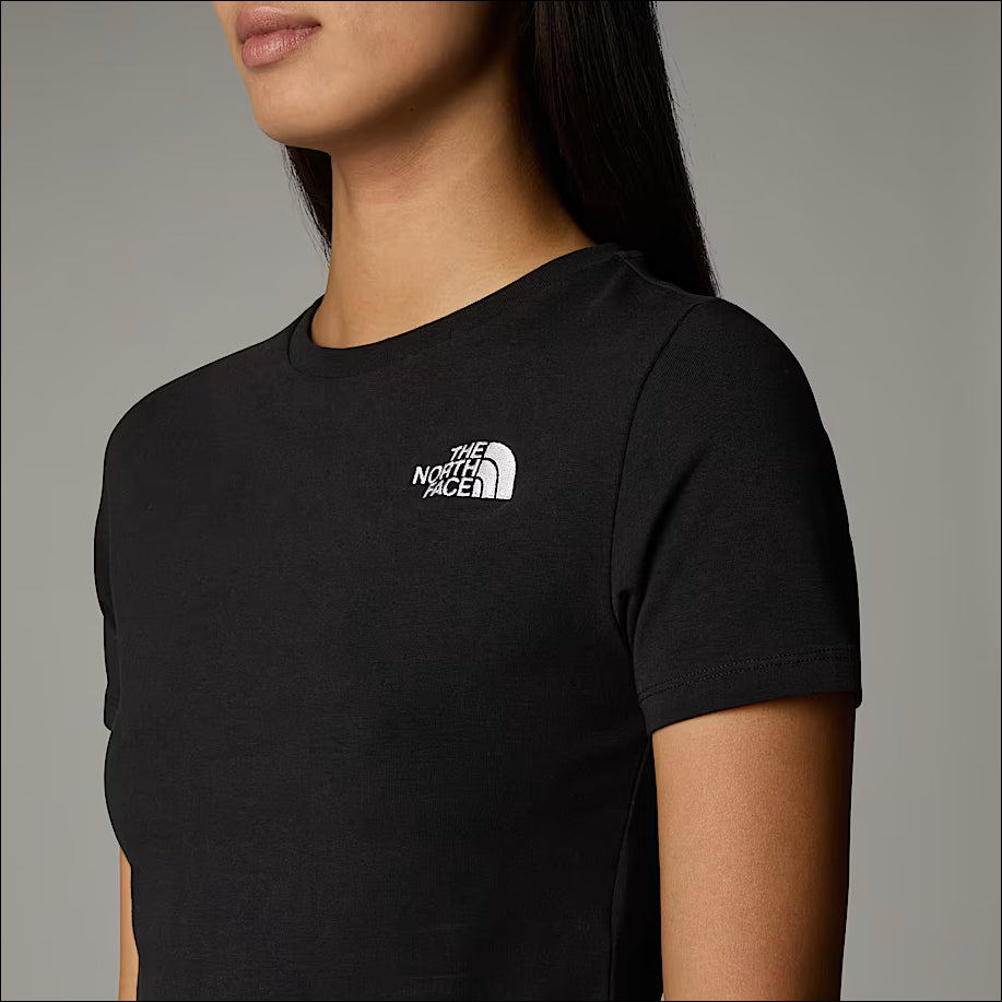 THE NORTH FACE CAMISETA ESSENTIAL CROPPED MUJER TNF BLACK