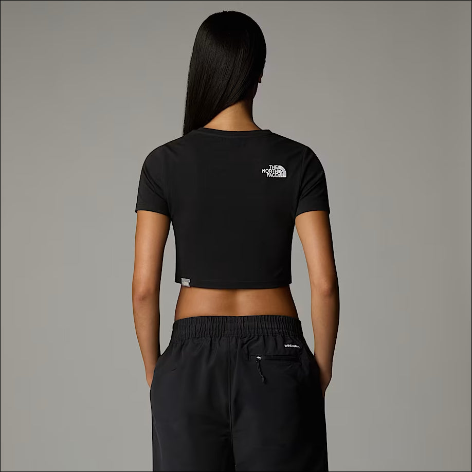 THE NORTH FACE CAMISETA ESSENTIAL CROPPED MUJER TNF BLACK