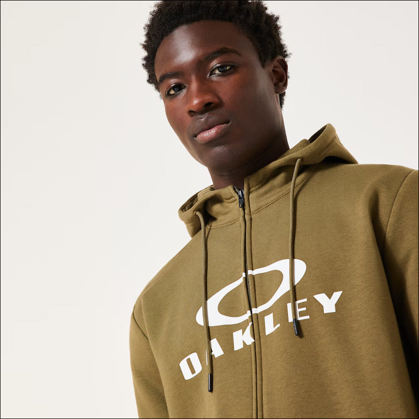 OAKLEY SUDADERA BARK FZ HOODIE2.0 HOMBRE GREEN ARMY