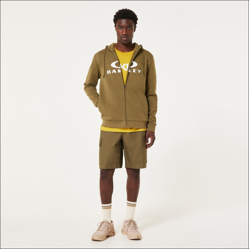 OAKLEY SUDADERA BARK FZ HOODIE2.0 HOMBRE GREEN ARMY