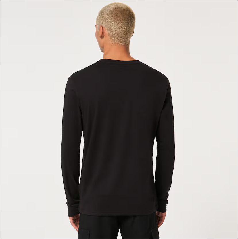 OAKLEY CAMISETA MANGA LARGA MARK II TEE 2.0 HOMBRE BLACK WHITE