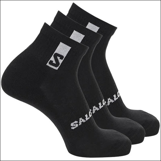 SALOMON CALCETIN EVERYDAY ANKLE 3 PACK BLACK WHITE