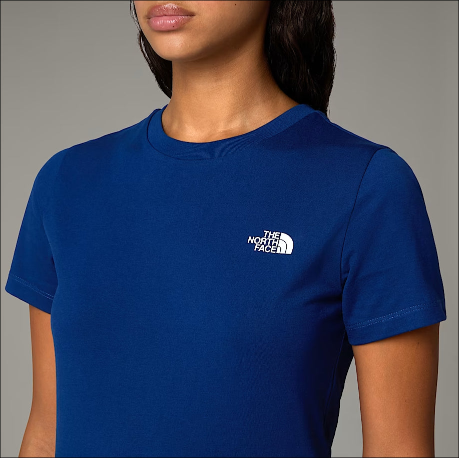 THE NORTH FACE CAMISETA SIMPLE SLIM MUJER ESTATE BLUE