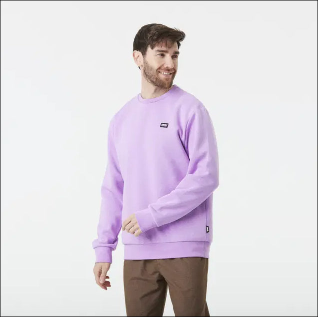 PICTURE SUDADERA ESSENTIAL CREW HOMBRE SHEER LILAC