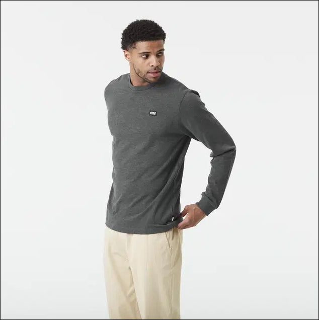 PICTURE CAMISETA MANGA LARGA SICAN HOMBRE DARK GREY MELANGE