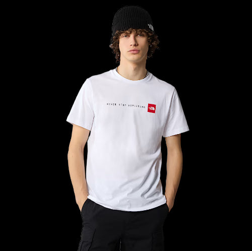 THE NOTH FACE CAMISETA NEVER STOP EXPLORING HOMBRE TNF WHITE