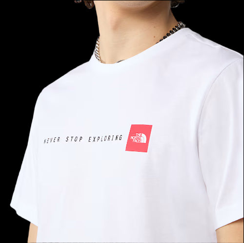 THE NOTH FACE CAMISETA NEVER STOP EXPLORING HOMBRE TNF WHITE
