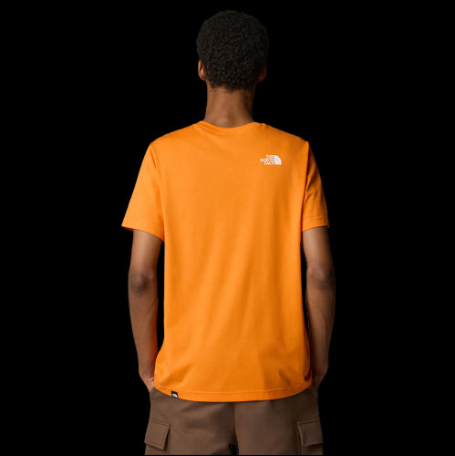 THE NORTH FACE CAMISETA SIMPLE DOME HOMBRE DIGITAL ORANGE