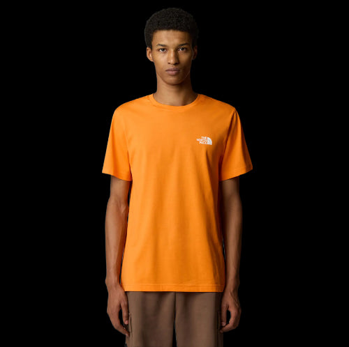 THE NORTH FACE CAMISETA SIMPLE DOME HOMBRE DIGITAL ORANGE