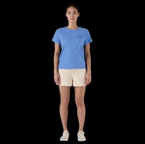 PATAGONIA CAMISETA P6 LOGO RESPONSIBILI MUJER ABUNDANT BLUE