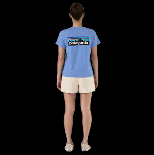 PATAGONIA CAMISETA P6 LOGO RESPONSIBILI MUJER ABUNDANT BLUE