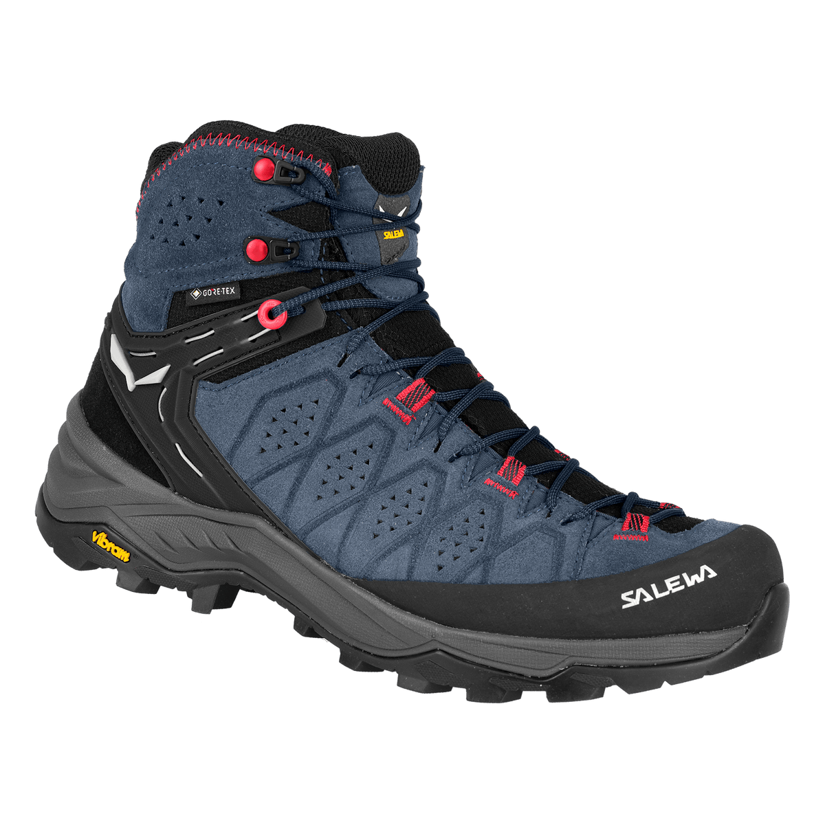 Salewa Alp Trainer 2 Mid GTX mujer Java Blue/Fluo Coral