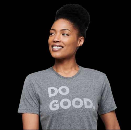 COTOPAXI CAMISETA DO GOOD MUJER HEATHER GREY