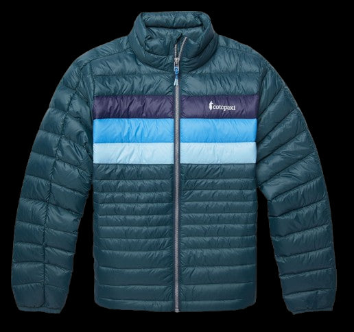 COTOPAXI CHAQUETA FUEGO DOWN MUJER DEEP OCEAN STRIPES