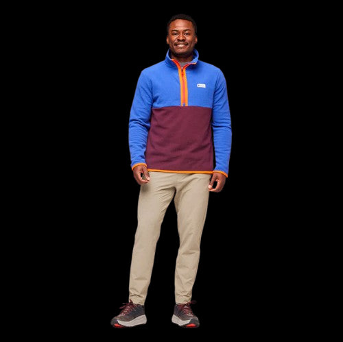 COTOPAXI CHAQUETA AMADO FLEECE PULL OVER 1/2 HOMBRE BLUE VIOLET WINE