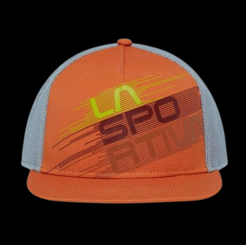 LA SPORTIVA TRUCKER HAT STRIPE UNISEX NARANJA