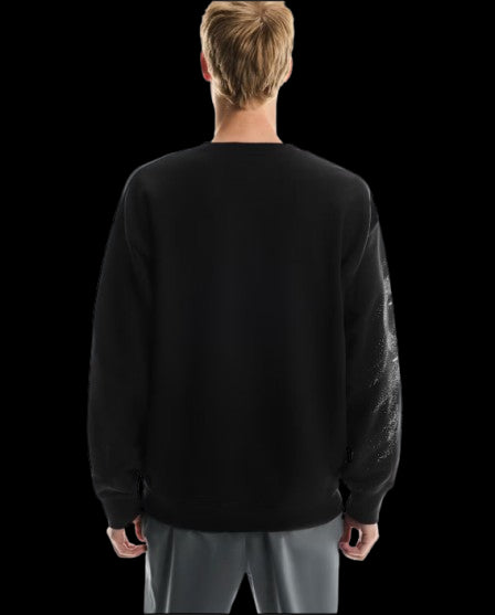 ON RUNNING SUDADERA CLUB CREW GRAPHICS HOMBRE BLACK