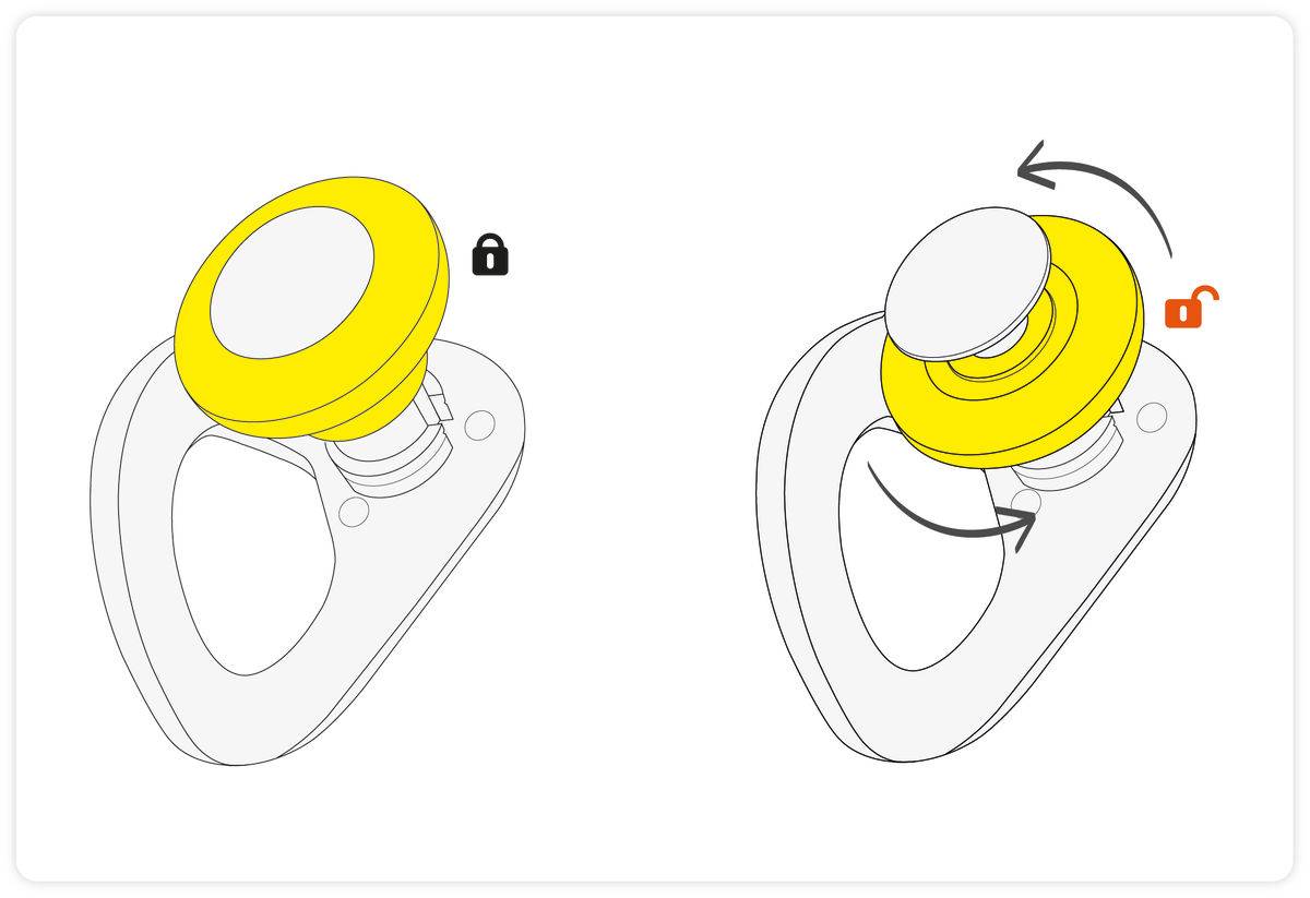 PETZL ANCLAJE COEUR PULSE 12 MM