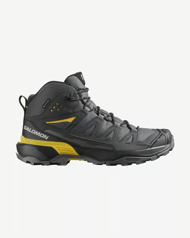 SALOMON X ULTRA 360 MID GTX HOMBRE CASTLEROCK BLACK