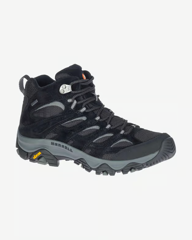 MERRELL MOAB 3 MID GTX HOMBRE BLACK GREY