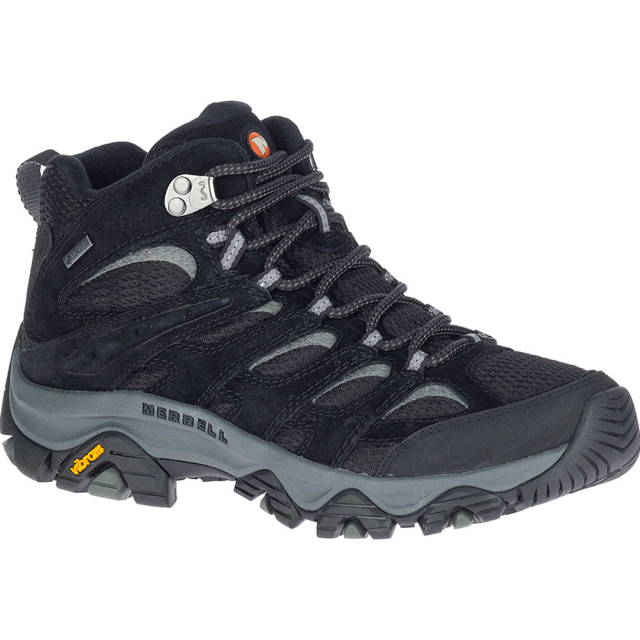 MERRELL MOAB 3 MID GTX MUJER BLACK GREY