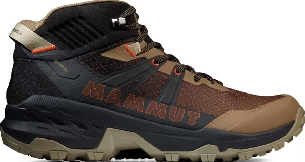 MAMMUT SERTIG 2 MID GTX HOMBRE BLACK DARK SAND