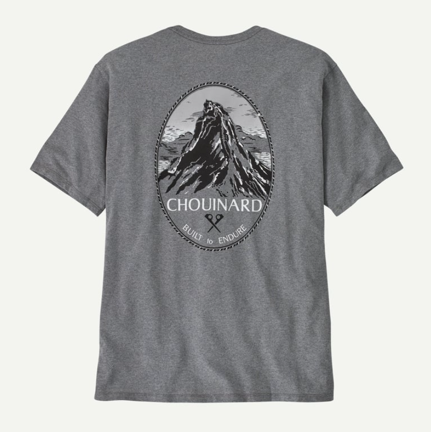 PATAGONIA CAMISETA CHOUINARD CREST POCKET RESPONSIBILI HOMBRE GRAVEL HEATHER