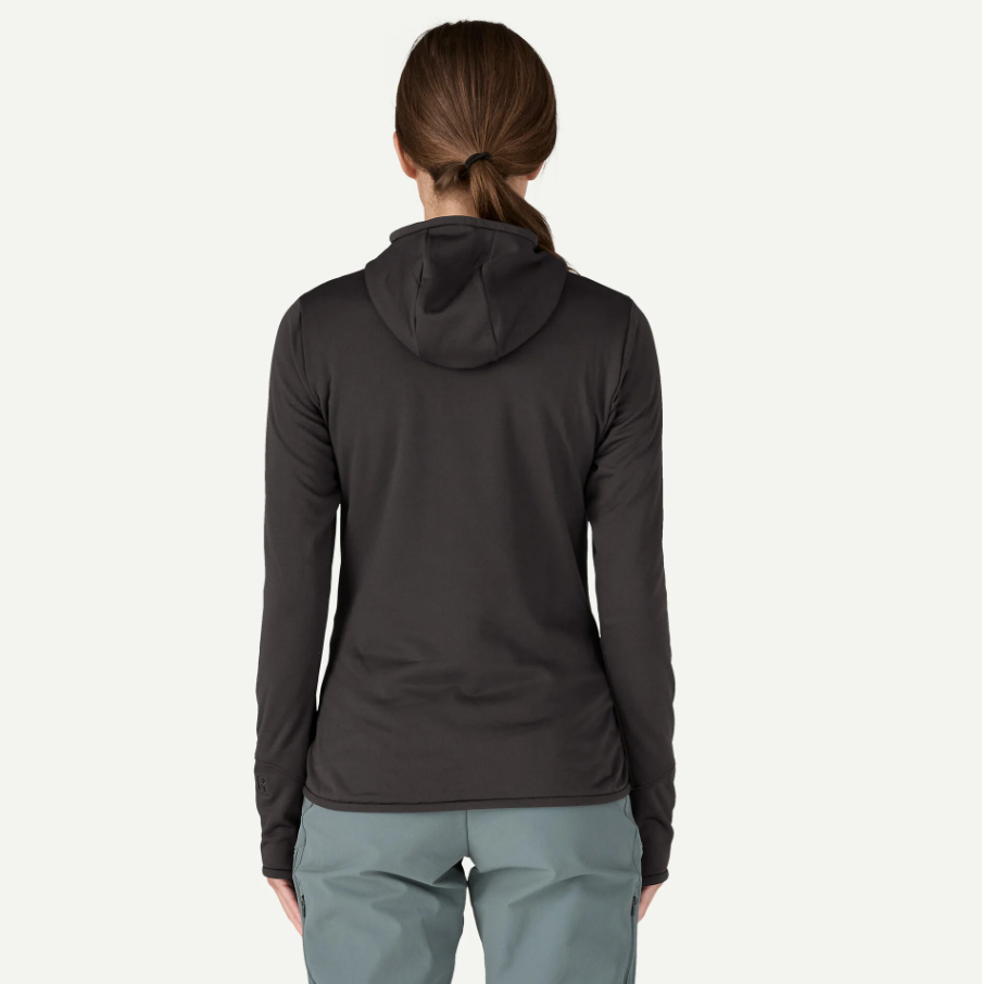PATAGONIA CHAQUETA R1 THERMAL FULL ZIP HOODY MUJER BLACK