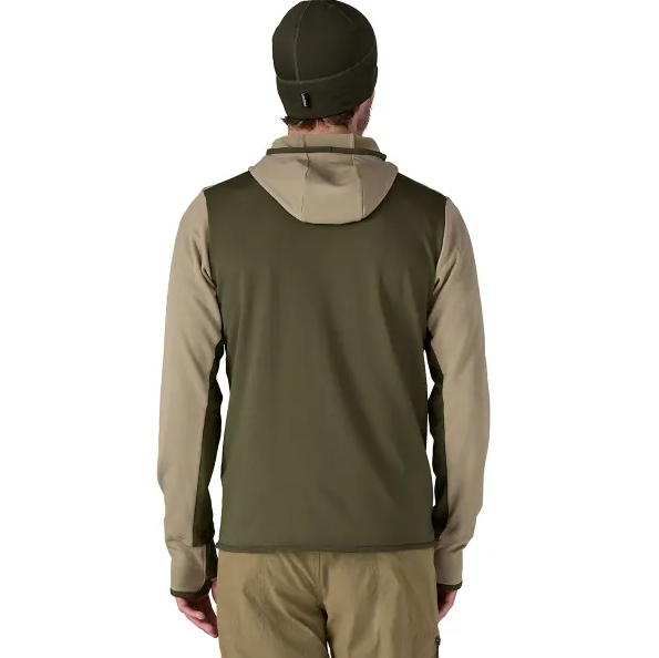 PATAGONIA CHAQUETA R1 THERMAL FULL ZIP HOODY HOMBRE SEABIRD GREY