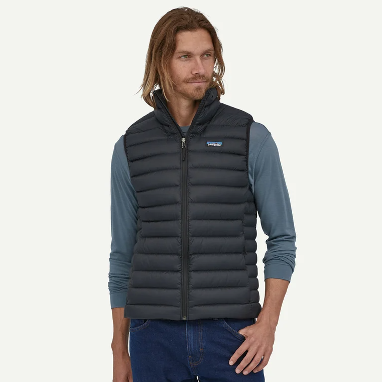 PATAGONIA CHALECO DE PLUMAS DOWN SWEATER VEST HOMBRE BLACK