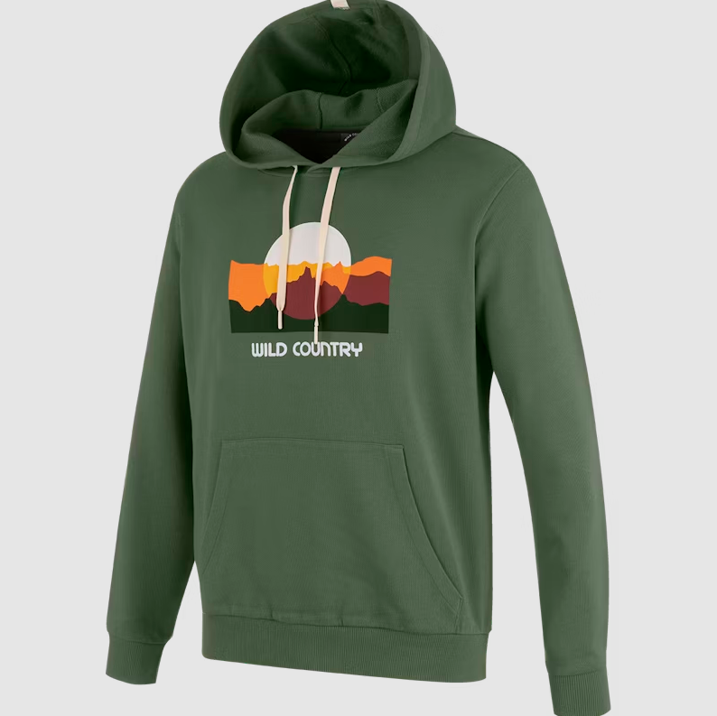 WILDCOUNTRY SUDADERA MOVEMENT HOMBRE GREEN IVY