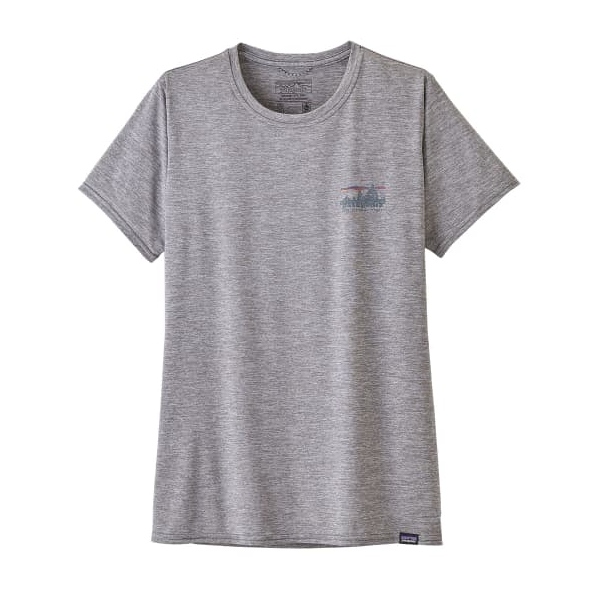 PATAGONIA CAMISETA CAP COOL DAILY GRAPHIC 73´SKYLINE HOMBRE FEATHER GREY