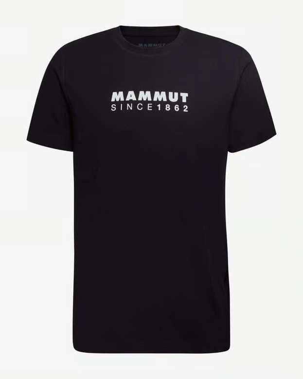MAMMUT CAMISETA CORE LOGO 1862 HOMBRE BLACK