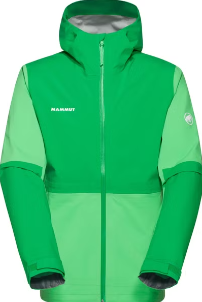 MAMMUT CHAQUETA IMPERMEABLE LINARD GUIDE HS HOMBRE AURORA PINEA