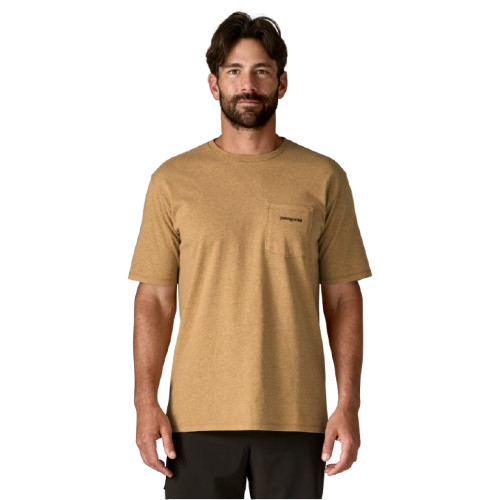 PATAGONIA CAMISETA BOARDSHORT LOGO POCKET RESPONSIBILI-TEE HOMBRE TALON GOLD